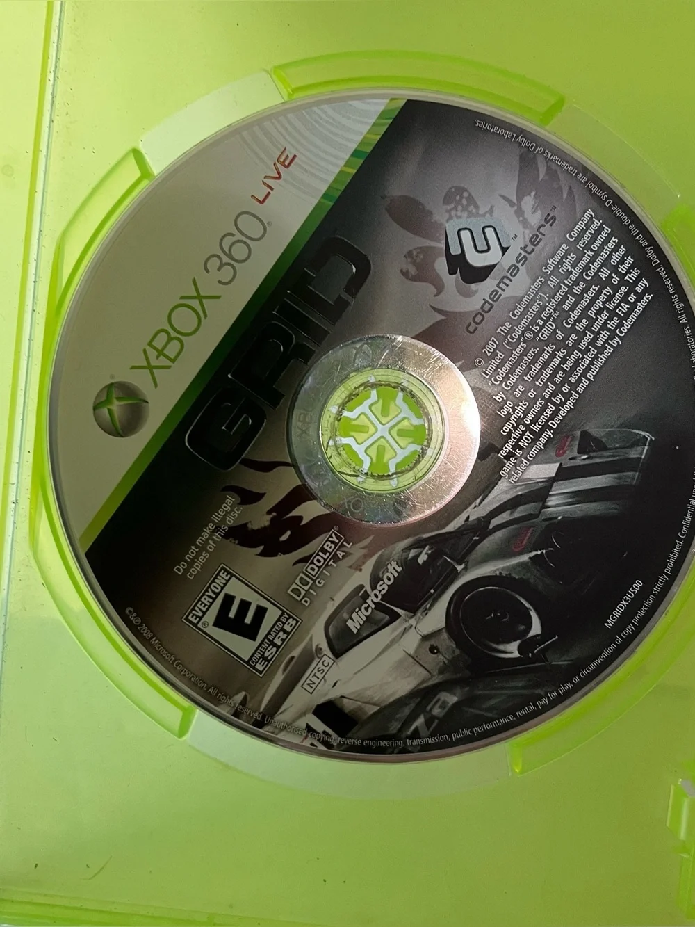 Xbox 360 Game GRID Tested Works